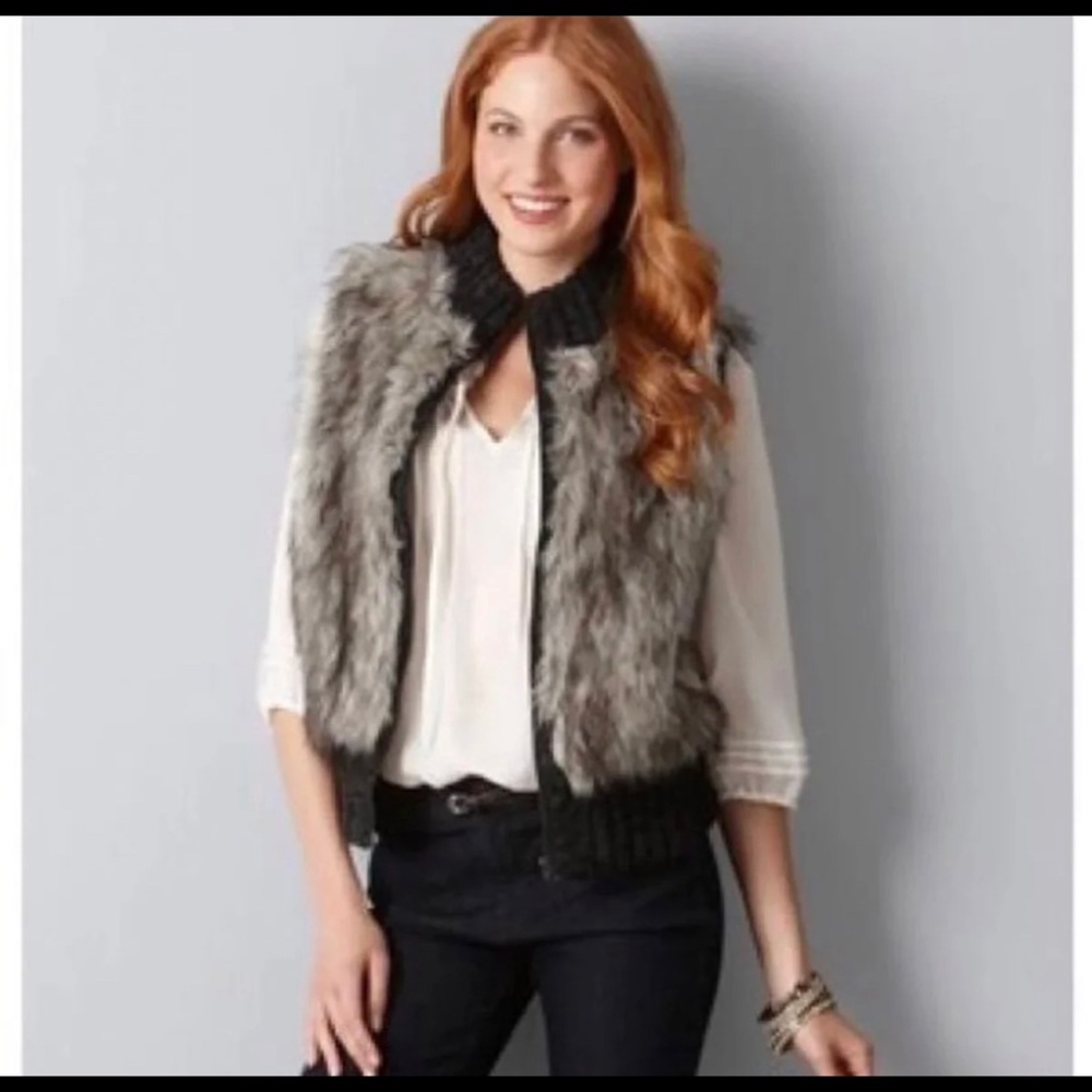 LOFT Faux Fur Vest